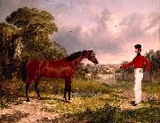 Herring, John F. Sr. A Soldier with an Officers Charger oil painting